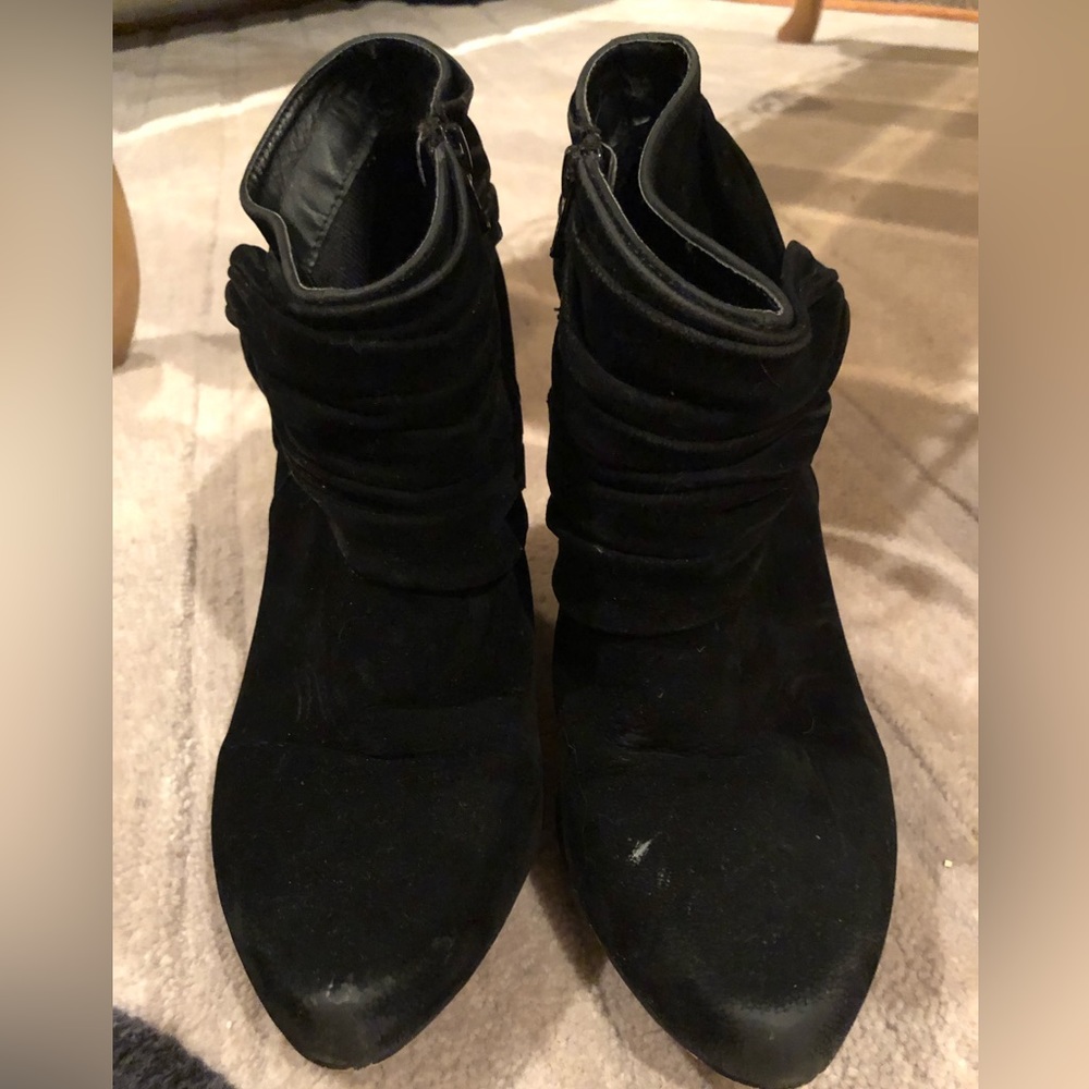 ALDO Velvet Black boots